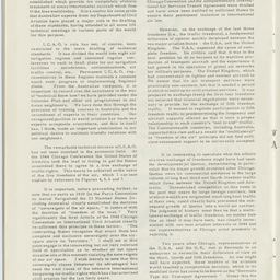 'Australia's contribution to the development of international civil aviation' by D.G. Anderson, C.B.E.