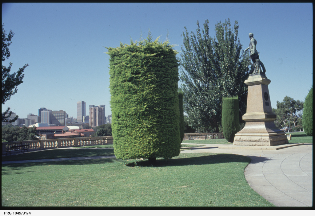 Colonel Light statue, Montefiore Hill • Photograph • State Library of
