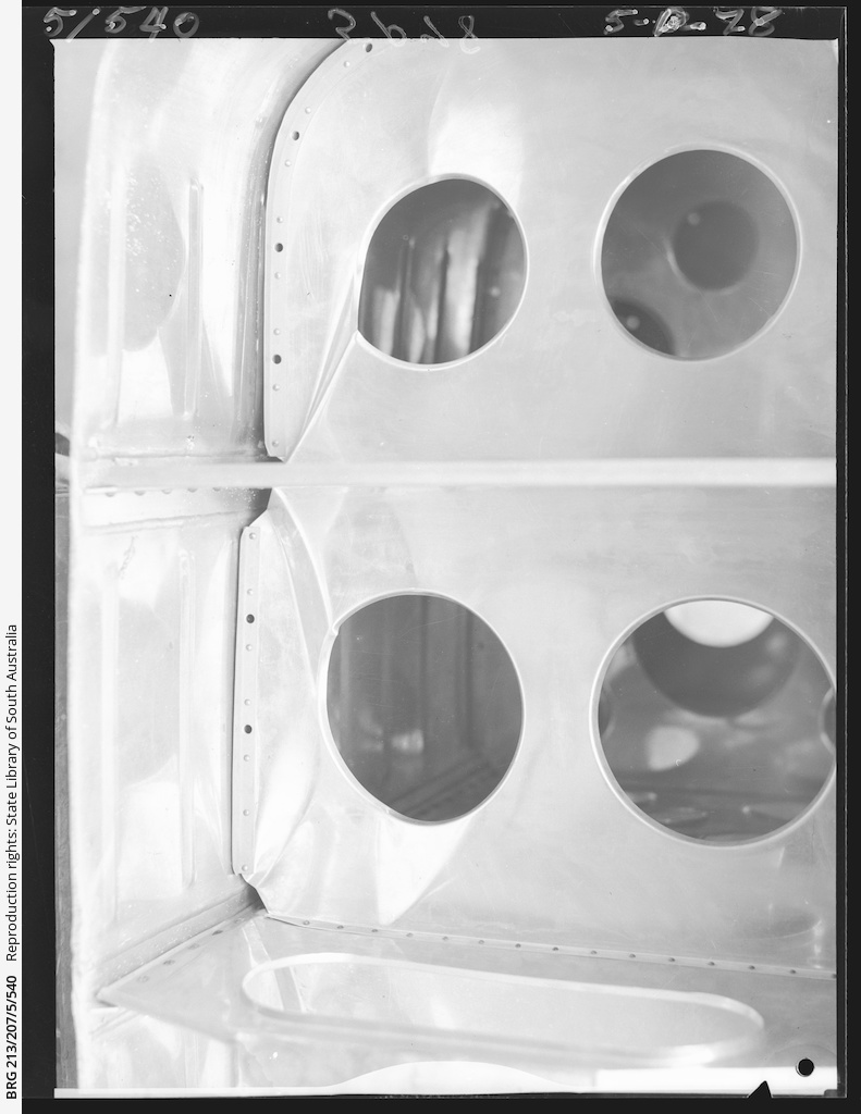 Damaged Beaufort petrol tank • Photograph • State Library of South