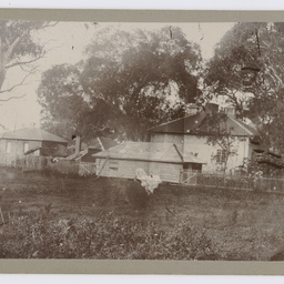 Back of Davis house