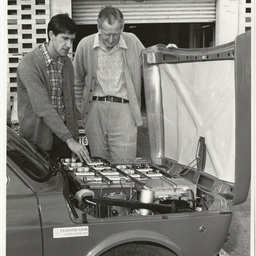 Photographs relating to Messenger Press : cars