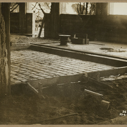 Flooring in Parts Department building.