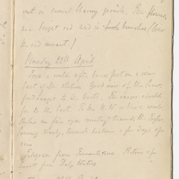 Handwritten diary of Dr Renner.