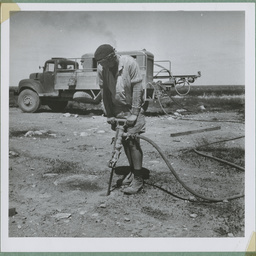 Photos from a report on the reconstruction of the East West Telegraph Line