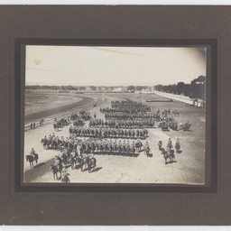3rd Light Horse Regiment on parade.