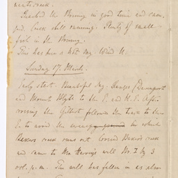 Handwritten diary of Dr Renner.