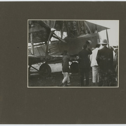 Photographs of inaugural England - Australia flight