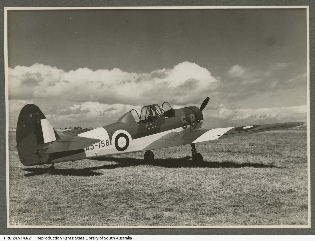 CA-6 A3-158 CAC Wackett trainer.