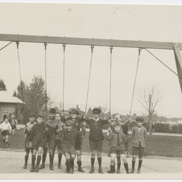 Views of the West Terrace playground
