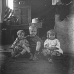 Children in wash house