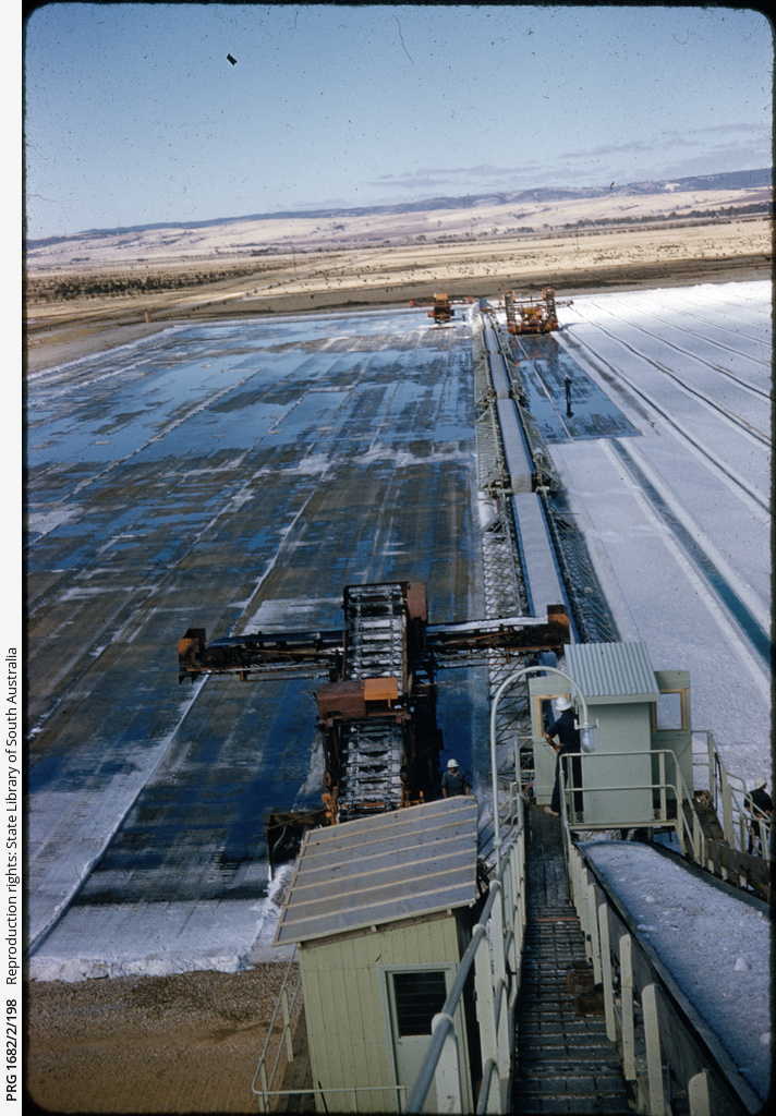 Salt harvesting and quarrying in South Australia • Photograph • State