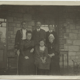 Ashby family group at their Wittunga farm home
