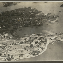 Aerial view of Circular Quay, Sydney.
