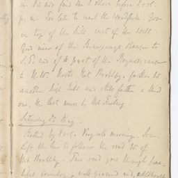 Handwritten diary of Dr Renner.