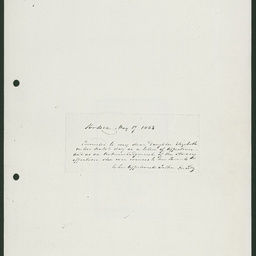Samuel W. Sweet : SUMMARY RECORD