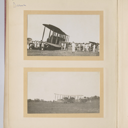 Photographs of inaugural England - Australia flight