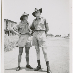 Colin James Ellis, World War II photograph album, Darwin.
