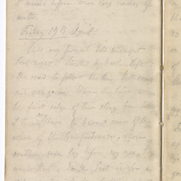 Handwritten diary of Dr Renner.