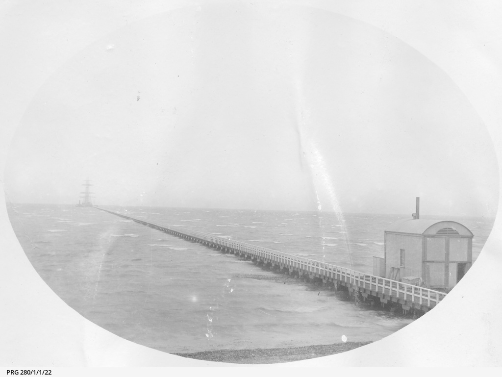 Port Germein jetty • Photograph • State Library of South Australia