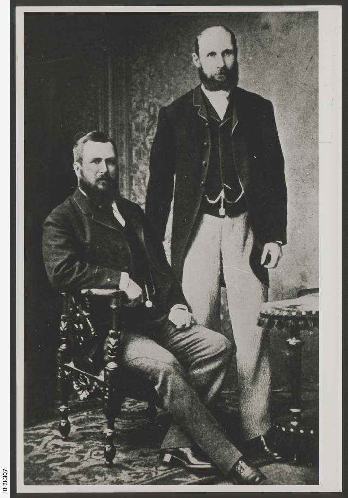 George McCulloch(L) and Charles Rasp • Photograph • State Library of ...
