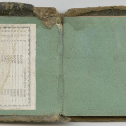 Field book with sketches