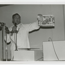 Alwin Clements giving an Electrophotography lecture