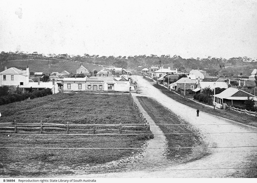 Early view of Mount Barker • Photograph • State Library of South Australia