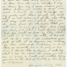 Letters written by Herbert Clough