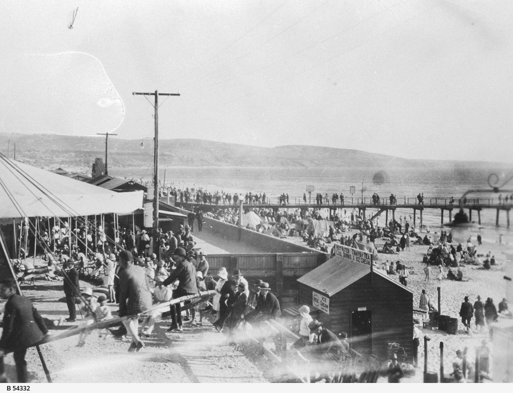 Brighton beach • Photograph • State Library of South Australia