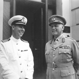The Governor and Captain Harries