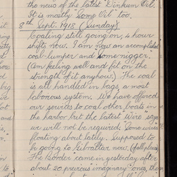 Diary of Private Eric Le Cornu of 10th Battalion