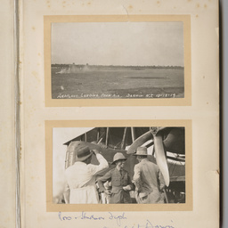 Photographs of inaugural England - Australia flight