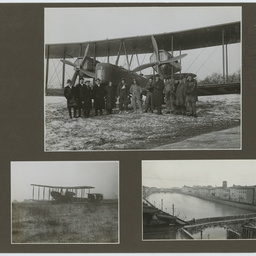 Photographs of inaugural England - Australia flight