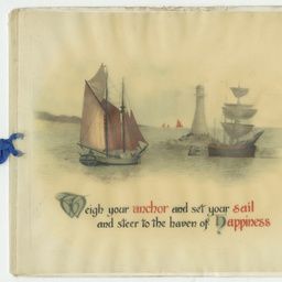 Cards received by Herbert Clough