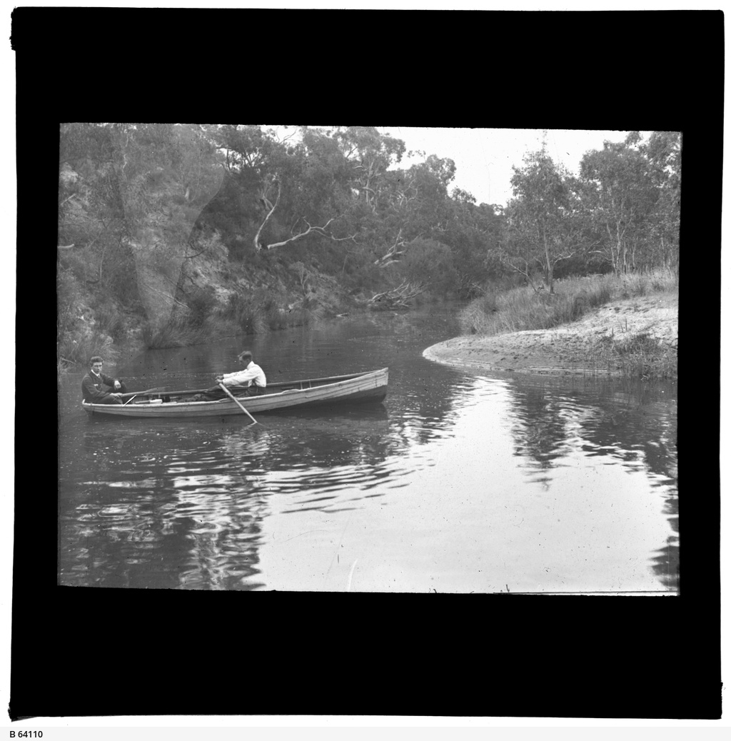 Boating on Hindmarsh River, Victor Harbor • Photograph • State Library