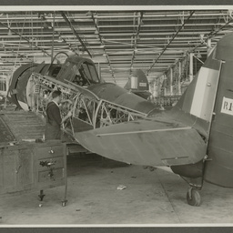 CAC Wirraway under construction.