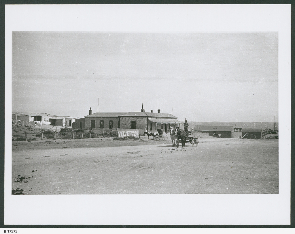 Wauraltee Hotel, Port Victoria • Photograph • State Library of South Australia Wauraltee Hotel, Port Victoria • Photograph • State Library of South Australia