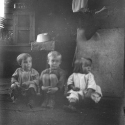 Children in wash house