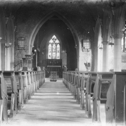 Interior of church
