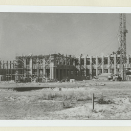 General view of Office and Parts Department construction.
