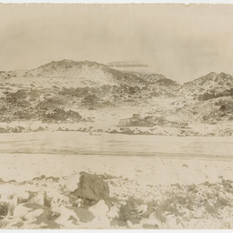 Snow covered landscape in South Africa