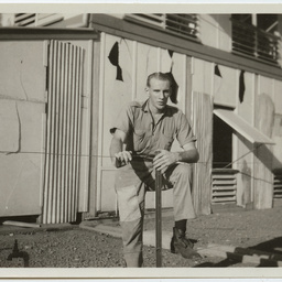 Colin James Ellis, World War II photograph album, Darwin.