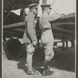Ross and Keith Smith at Mascot.
