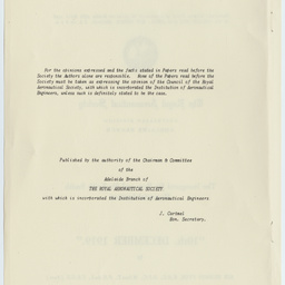 '10th December 1919' by Sir Hudson Fysh, K.B.E., D.F.C., M.Inst.T., F.R.G.S. (Aust).