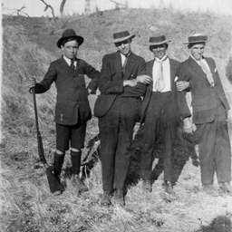 Four young men