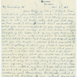 Letters written by Herbert Clough