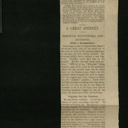 Newspaper cuttings