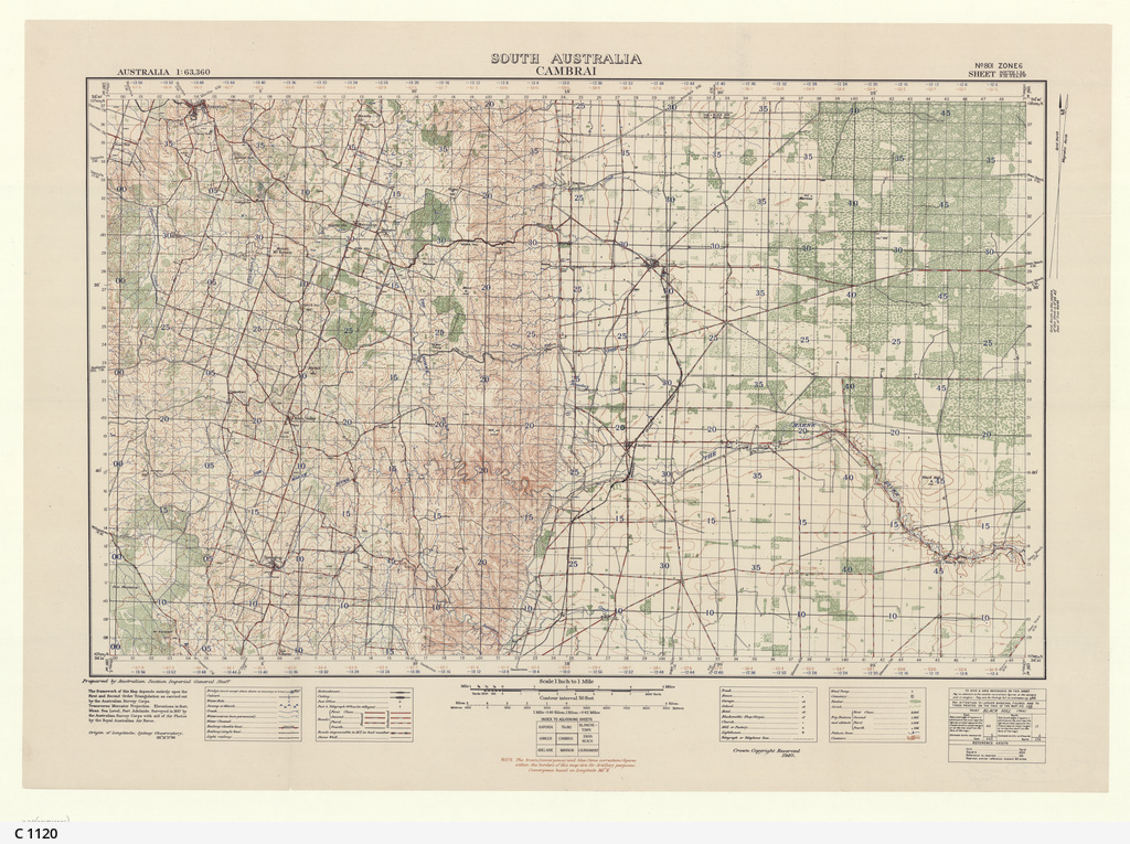 South Australia, Cambrai [cartographic material] : no. 801, zone 6 ...