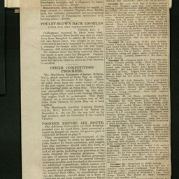 Newspaper cuttings