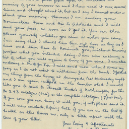 Letters written by Herbert Clough
